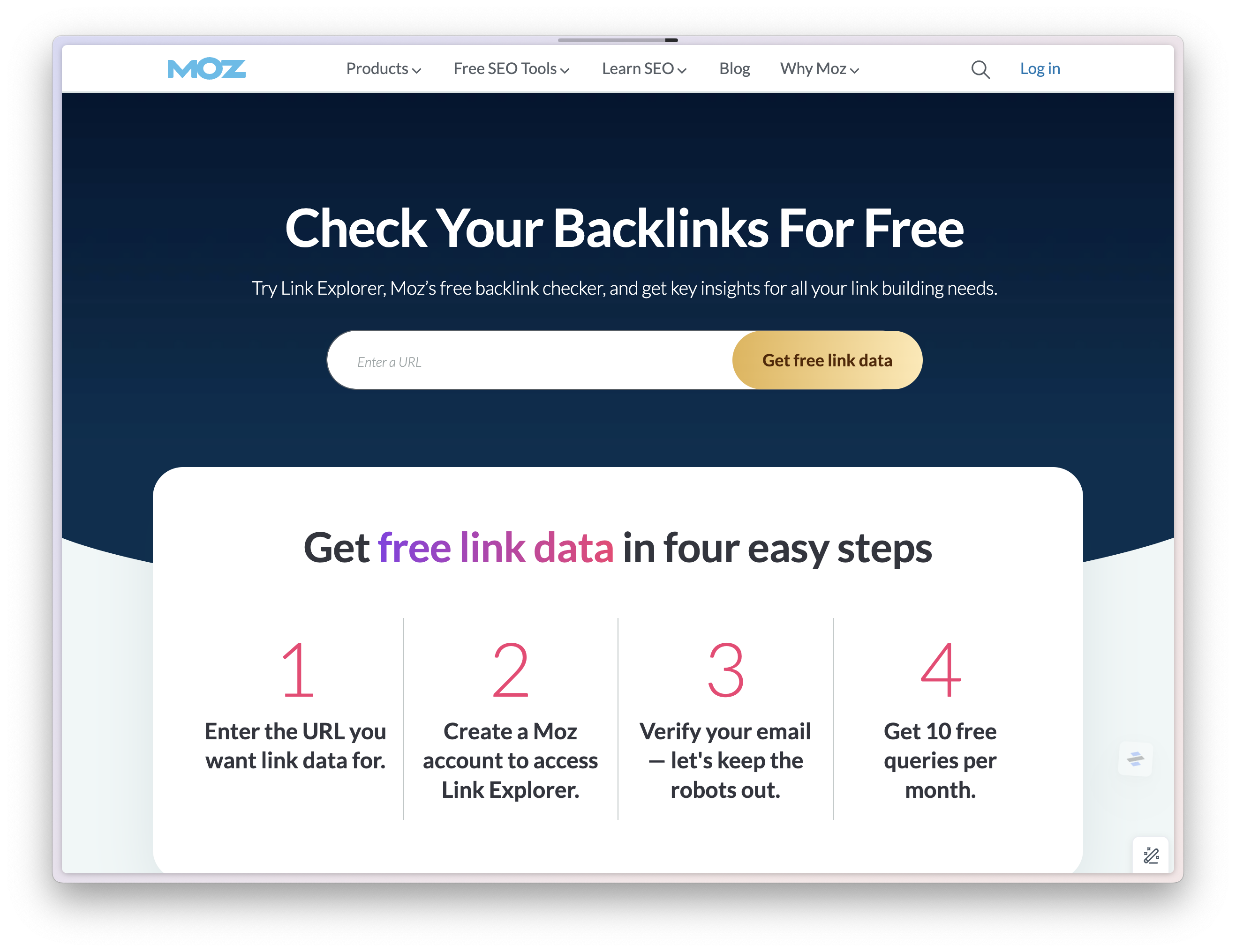 Moz Link Explorer