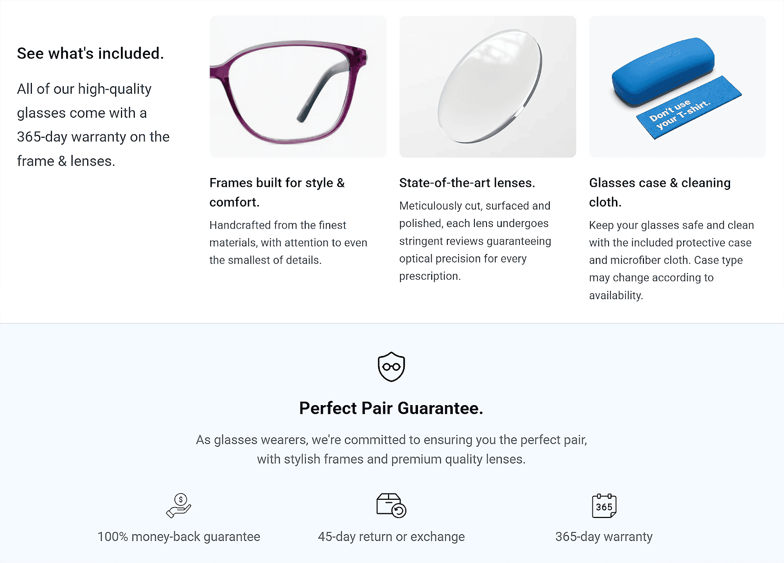 GlassesUSA – Information that AI can use