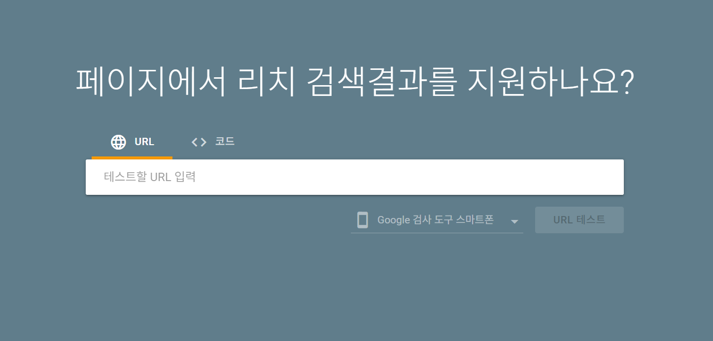 Google Rich Results Test interface