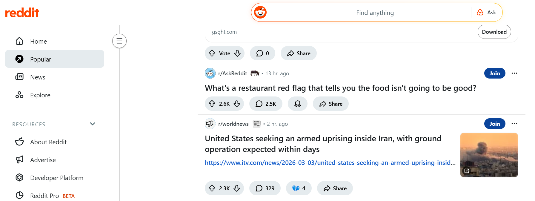 Reddit 여론 합의 전략 예시